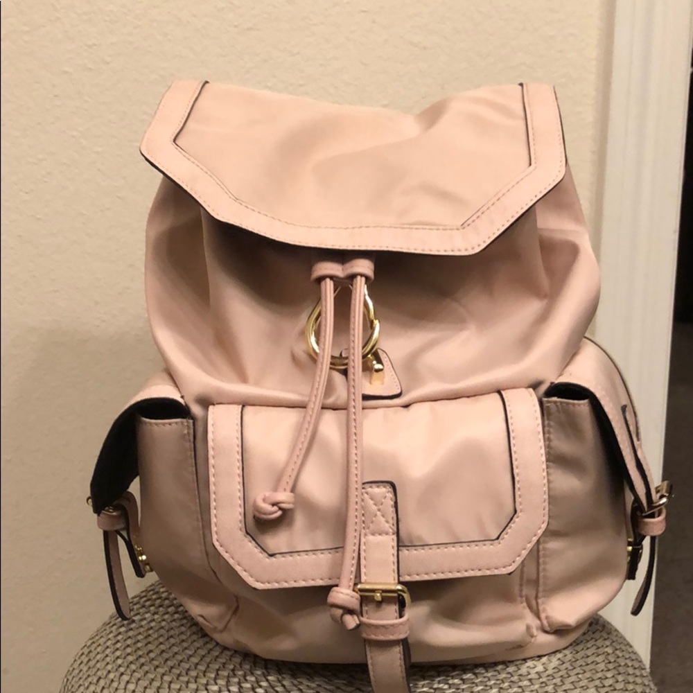 Pink backpack